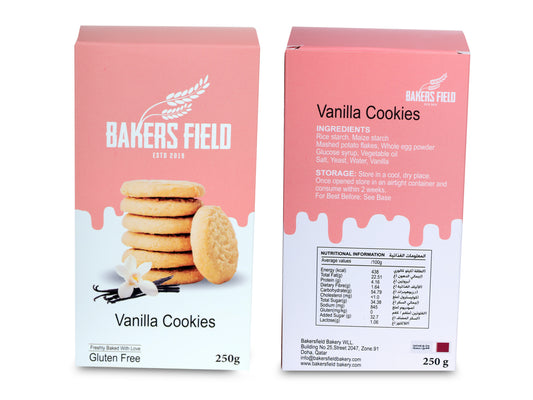 Gluten Free Vanilla Cookies